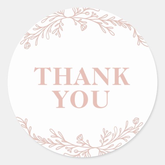 シャロンクラシックモダンエレガントフローララベル ラウンドシール (正面)