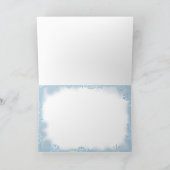 シャロンシャープによる教会と雪片 シーズンカード (内部)