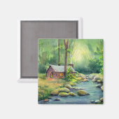 シャロンシャープによる温室キャビン マグネット (正面/裏面)