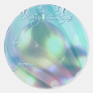 シャロンシャーペによるクリスマスオーナメント&アイス ラウンドシール