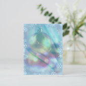 シャロンシャーペによるクリスマスオーナメント&スノーフレーク シーズンポストカード (スタンド正面)