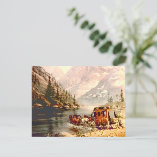 シャロンシャーペによるステージコーチリバークロッシング ポストカード (スタンド正面)