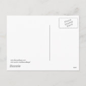 シャロンストライプシャルプによる赤・白ステンドグラス シーズンポストカード (裏面)