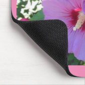 シャロン写真のピンク色のバラ マウスパッド (コーナー)