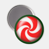 シャロン削り車によるピンホイールキャンディ マグネット (正面/裏面)