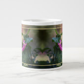 シャロン及び訪問者のバラ ジャンボコーヒーマグカップ (正面)