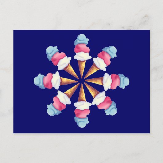 シャロン研ぎアイスクリームコーンホイール ポストカード (正面)
