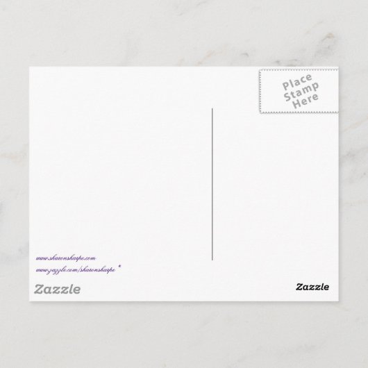 シャロン・シャルプによるキノコのための休憩 ポストカード (裏面)