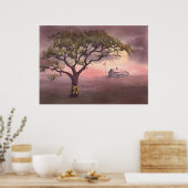 シャロン・シャープで黄色いリボンを結ぶ ポスター (キッチン)