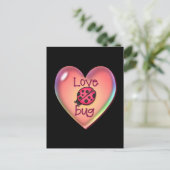 シャロン・シャープによるハート・バブル ポストカード (スタンド正面)