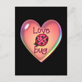 シャロン・シャープによるハート・バブル ポストカード