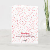 シャロン・シャープの『愛の傘のシャワー』 カード (裏面)