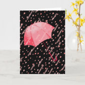 シャロン・シャープの『愛の傘のシャワー』 カード (黄色い花)