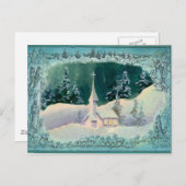 シャロン・シャーペによるクリスマスチャーチ シーズンポストカード (正面/裏面)