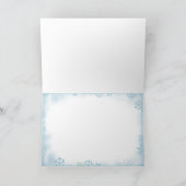 シャロン・シャーペによるクリスマスログキャビン シーズンカード (内部)