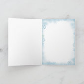 シャロン・シャーペによるクリスマスログキャビン シーズンカード (内部)