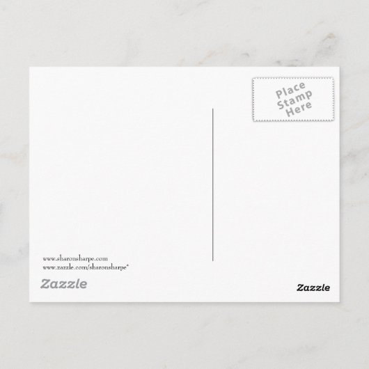 シャロン・シャーペのシーグルのペア ポストカード (裏面)