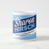 シャロン·ハーシュ·フォー·テキサス州 ジャンボコーヒーマグカップ (正面)