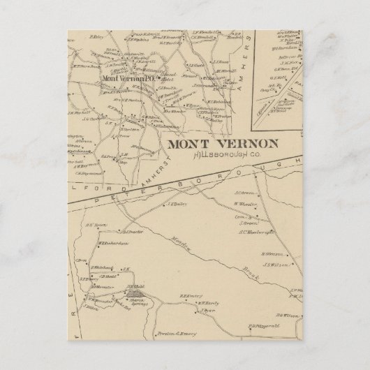 シャロン・モン・バーノン ポストカード (正面)