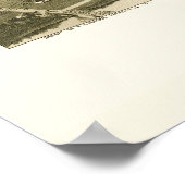 シャロン， PAパノラママップ – 1901 ポスター (角)