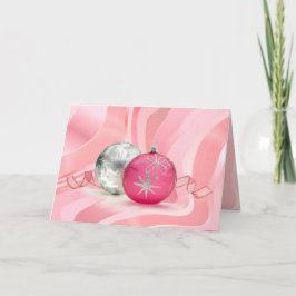 シャロンSHARPEによってピンクのピンクのクリスマスを持って下さい シーズンカード