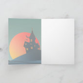 シャロンSHARPE著お化け屋敷及び黒猫 カード (内部)