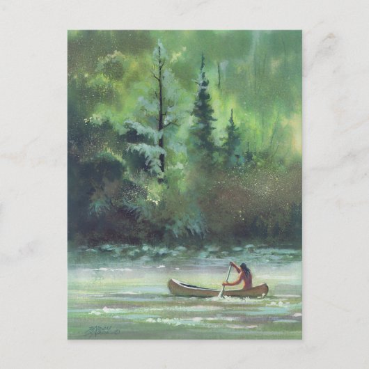 シャロンSHARPE著きらめくな水 ポストカード (正面)