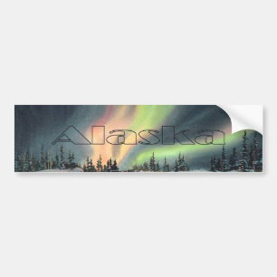 シャロンSHARPE著アラスカのNORTHERN LIGHTS バンパーステッカー
