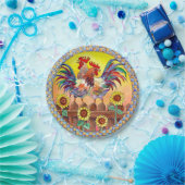 シャロンSHARPE著オンドリ ペーパープレート (パーティー)