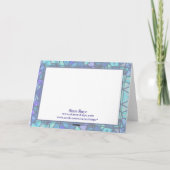 シャロンSHARPE著スケートで滑るパーティー シーズンカード (裏面)