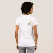 シャロンSHARPE著ハート及びヒツジ Tシャツ (裏面フル)