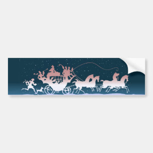 シャロンSHARPE著メリークリスマスのコーチ バンパーステッカー