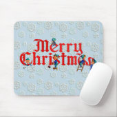 シャロンSHARPE著メリークリスマスの小妖精や小人のパッド マウスパッド (マウス)