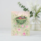 シャロンSHARPE著ロビンの巣 ポストカード (スタンド正面)