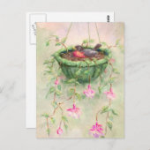 シャロンSHARPE著ロビンの巣 ポストカード (正面/裏面)