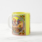 シャロンSHARPE著上昇及び輝やき ツートーンマグカップ (正面左)