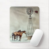 シャロンSHARPE著古い風車 マウスパッド (マウス)