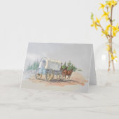 シャロンSHARPE著幌馬車 カード (黄色い花)