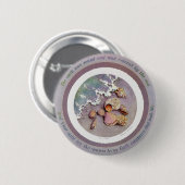 シャロンSHARPE著海岸による貝殻 缶バッジ (正面&裏面)