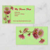 シャロンSHARPE著私の花屋 名刺 (正面/裏面)