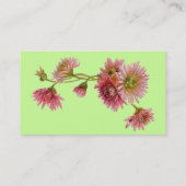 シャロンSHARPE著私の花屋 名刺 (裏面)