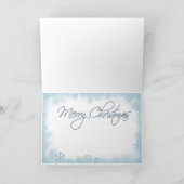 シャロンSHARPE著雪だるま及び雪片 シーズンカード (内部)