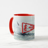 シャロンSHARPE著SINCLAIRの入口のヨットクラブ マグカップ (正面左)