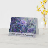 *~*シャロンTV2バララブライト悔やみや弔慰 カード (黄色い花)