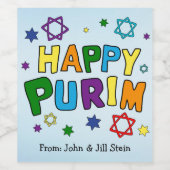 シャローチマノパーソナライズされたー ワインラベル (シングルラベル)