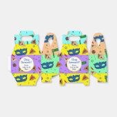 シャローチマノパーソナライズされた- カラフル フェイバーボックス (折り畳みなし)