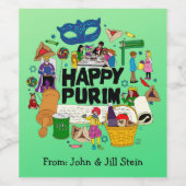 シャローチマノパーソナライズされた- ワインラベル (シングルラベル)