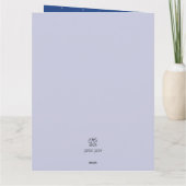 シャロームのろうそく挨拶 カード (裏面)