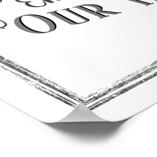 シャロームは私たちの家の鳥の壁アートを抱擁 ポスター (角)