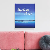 シャローム平和は今でもキリスト教の聖書聖句である キャンバスプリント (インサイチュ (リビング))